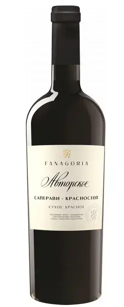 Вино Фанагория Авторское Саперави-Красностоп, 0.75 л