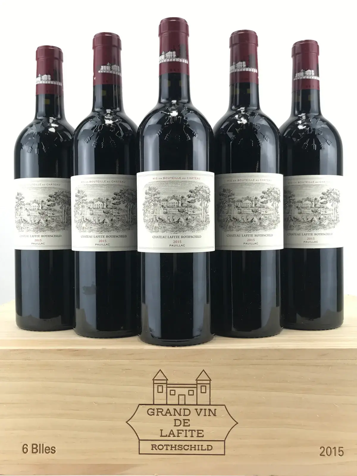 Вино Chateau Lafite Rothschild OWC-6 bottles, 2015, 0.75 л