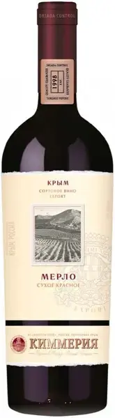 Вино Киммерия Мерло сухое 0,75 л