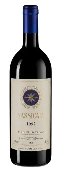 Вино Sassicaia, 1997, 0.75 л