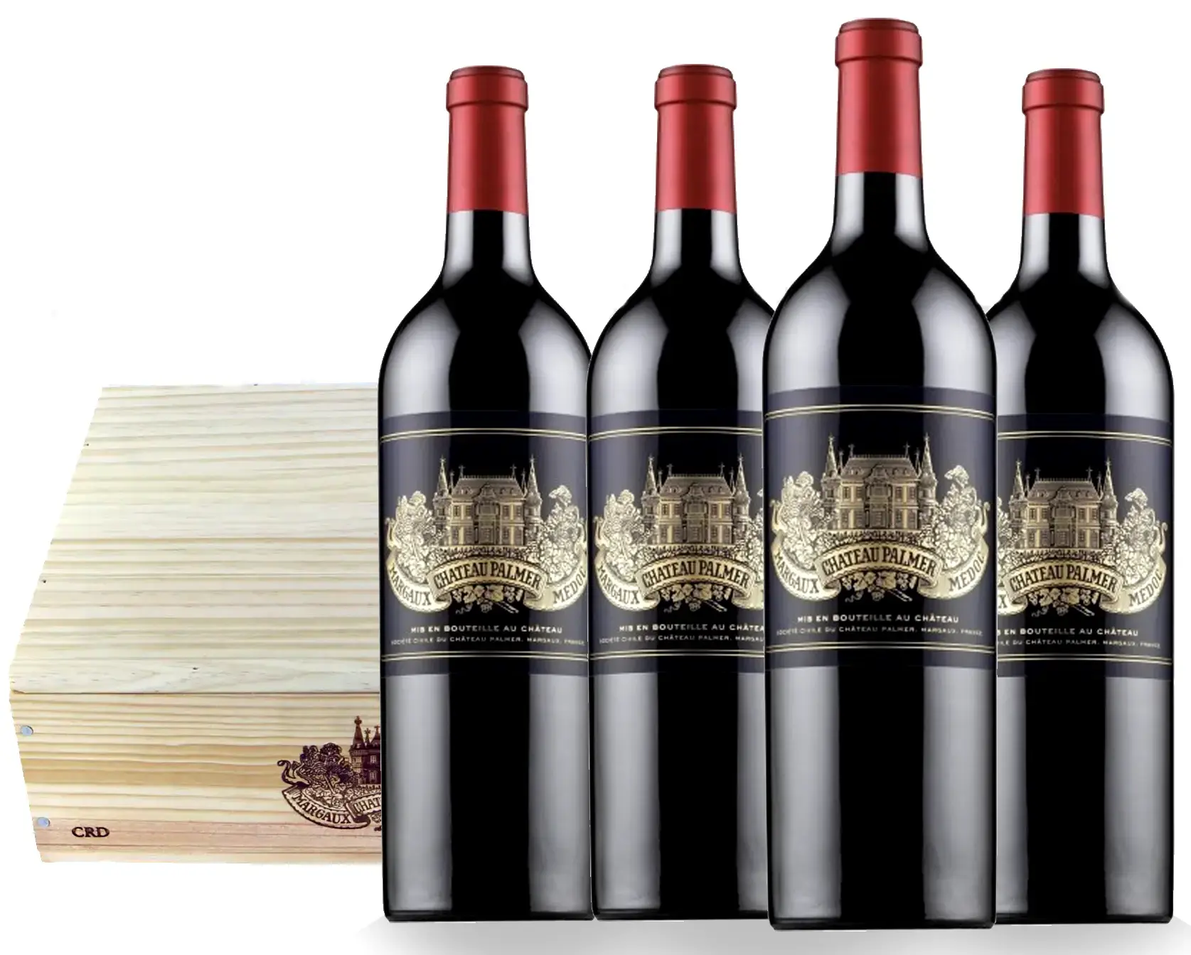 Вино Chateau Palmer Margaux AOC 3-me Grand Cru Classe, 2000, 2005, 2010, 2015, wooden box, 0.75 л