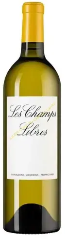Вино Les Champs Libres Blanc Bordeaux AOC, 2018, 0.75 л