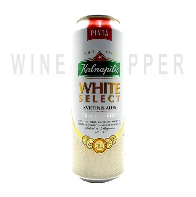 Пиво Kalnapilis White Select ж/б 0.568 л