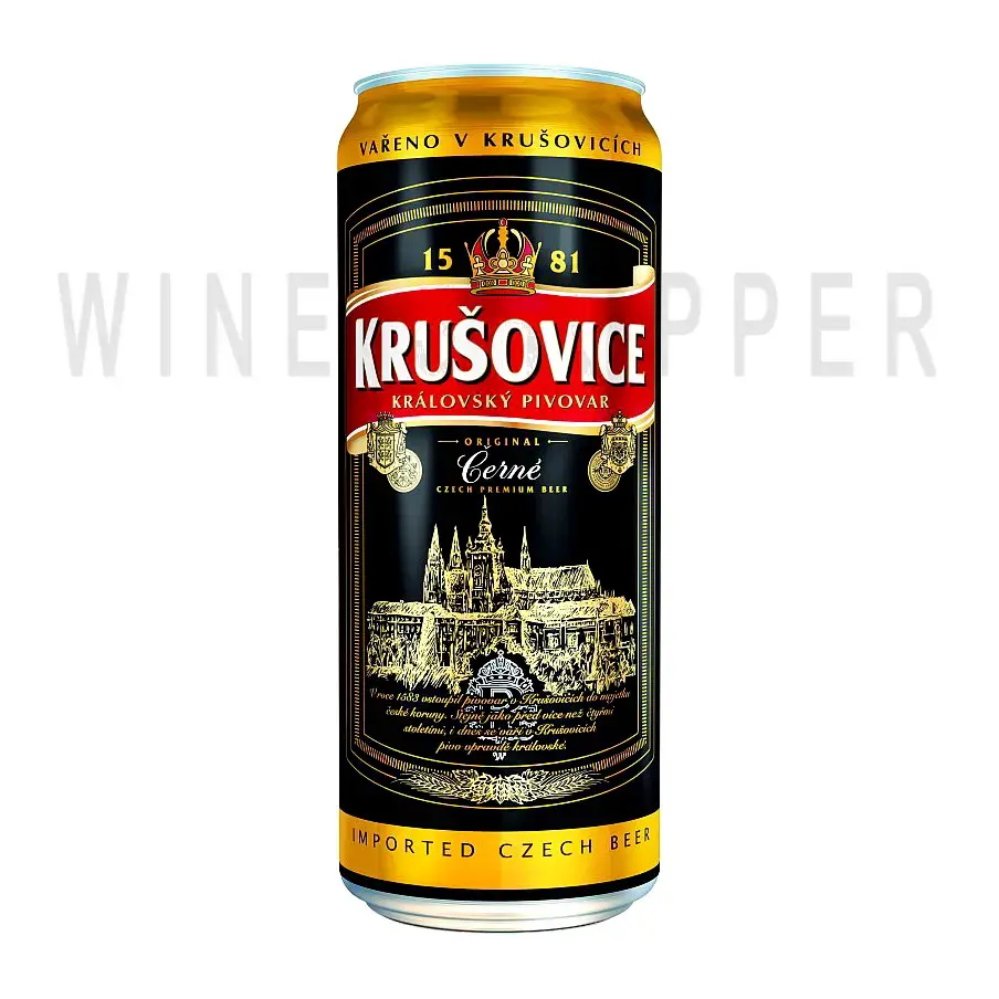 Пиво Krusovice Cerne, can, 0.5 л