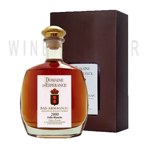 Арманьяк Domaine d'Esperance Bas-Armagnac AOC Folle Blanche gift box 2000 0.7 л