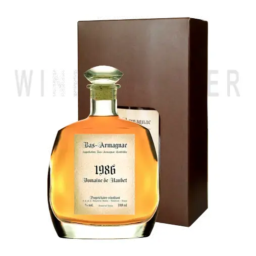 Арманьяк Domaine de Haubet Bas-Armagnac AOC decanter with gift box 1986 0.7 л