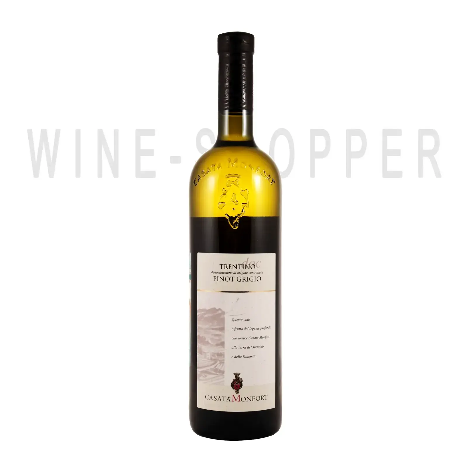 Вино Casata Monfort, Pinot Grigio, Trentino DOC 2017 0.75 л