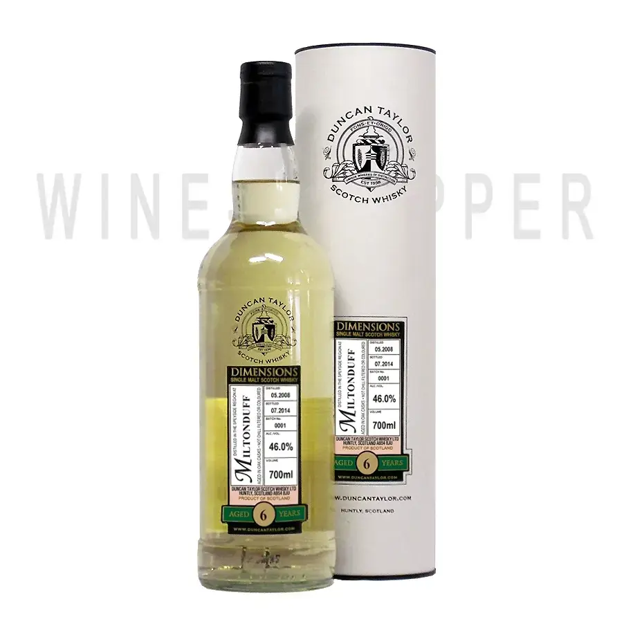Виски Miltonduff 6 Years Old Dimensions 2008 0.7 л