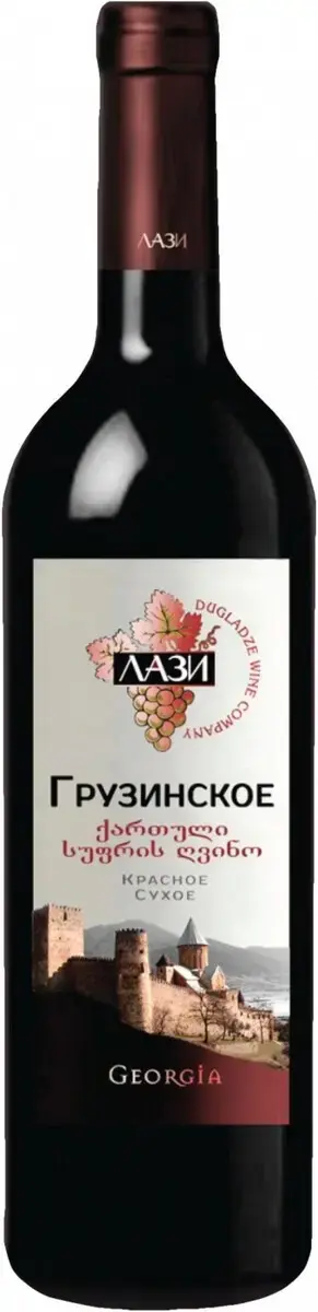 Вино Лази Грузинское Красное, 0.75 л