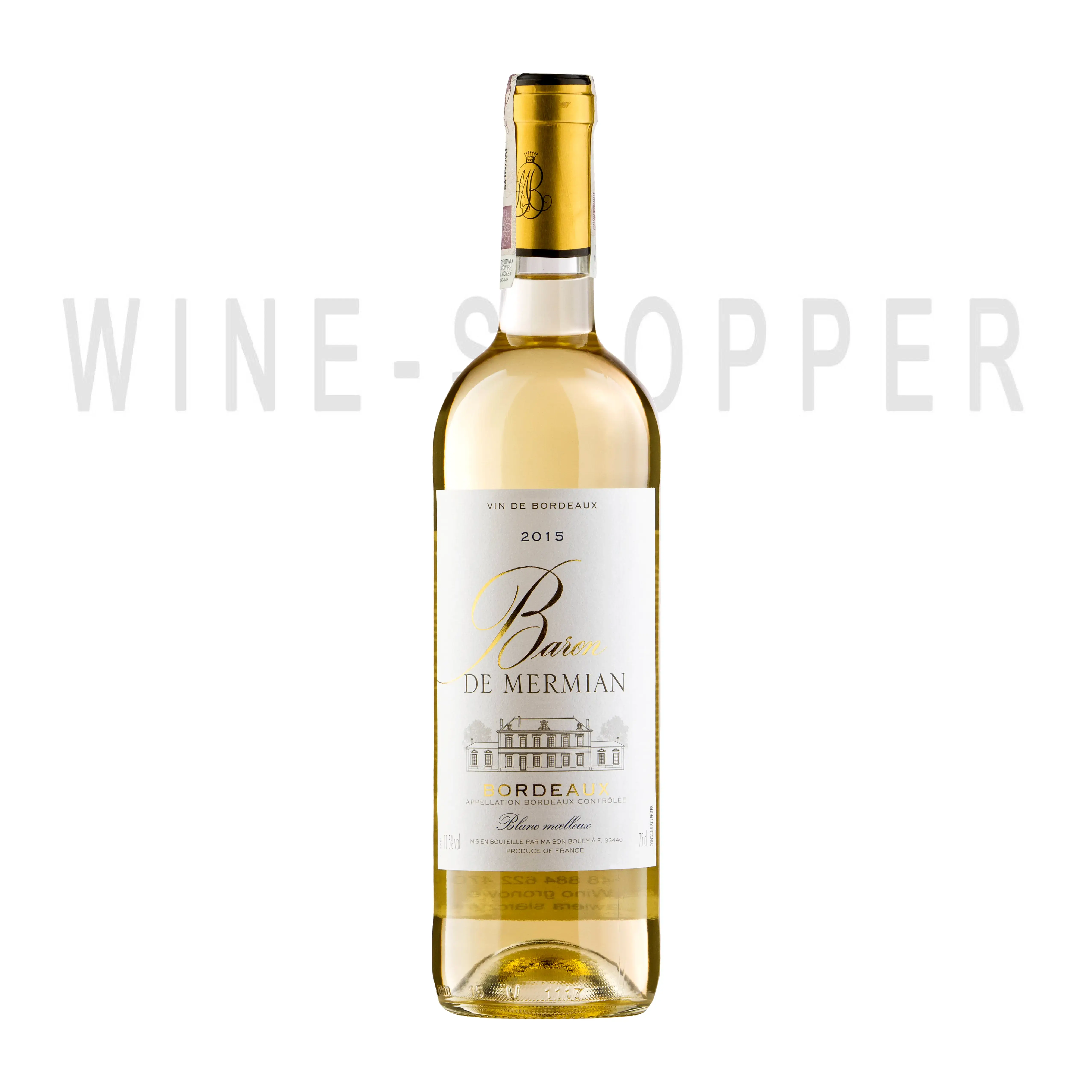 Вино Baron de Mermian Bordeaux Blanc Moelleux 0.75 л