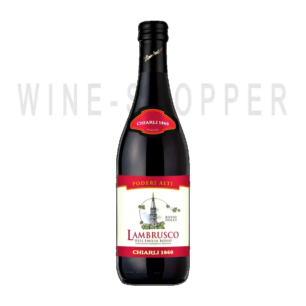 Игристое вино Chiarli Lambrusco dell'Emilia Rosso Poderi Alti 1.5 л
