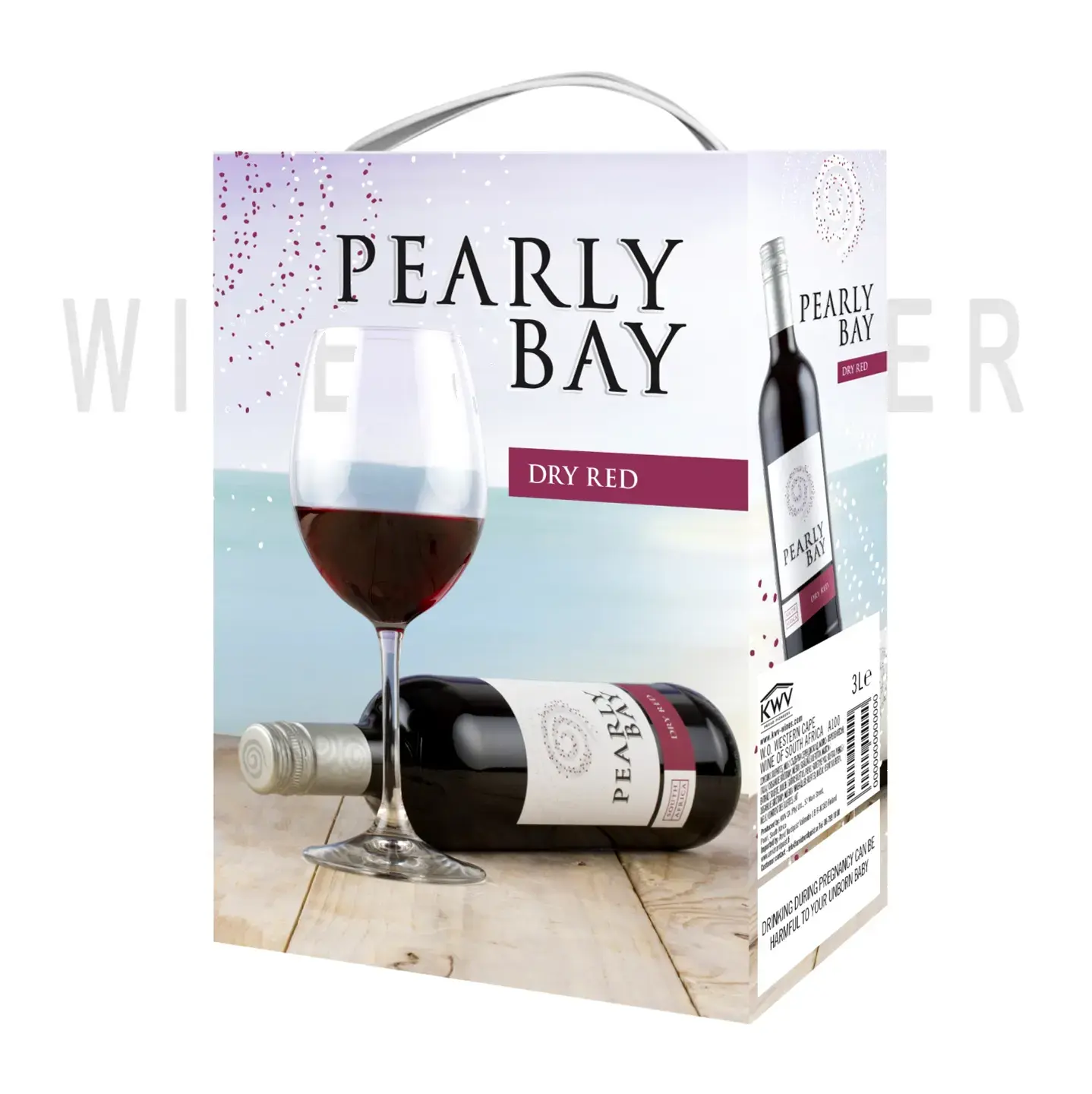 Вино KWV Pearly Bay Dry Red 3 л
