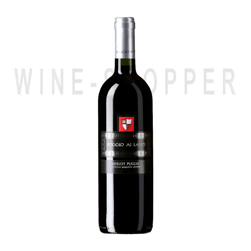 Вино Merlot Puglia Poggio Ai Santi IGT Dry 2013 0.75 л