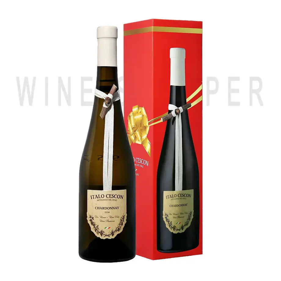 Вино Italo Cescon Chardonnay Piave DOP in gift box 2016 0.75 л