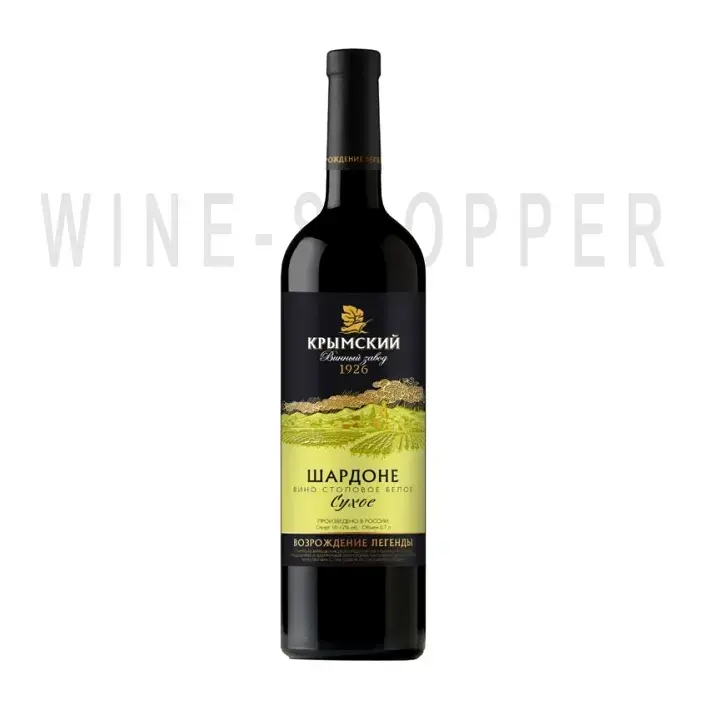 Вино Krymsky winery Chardonnay Dry 0.7 л