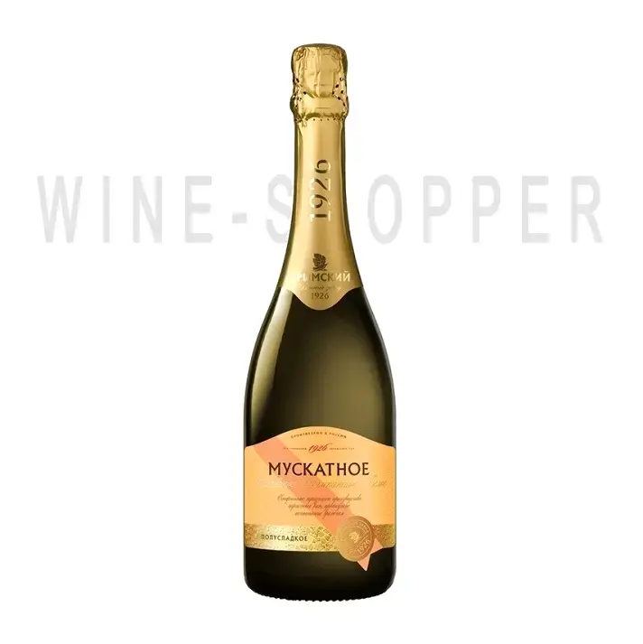 Игристое вино Krymsky winery Muskatnoe White Semi sweet 0.75 л