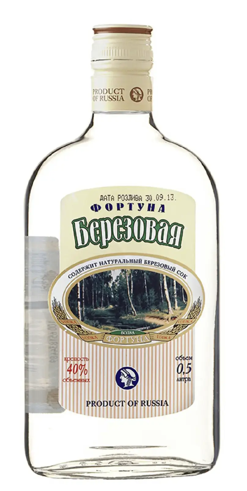 Водка Фортуна Березовая, 0.5 л