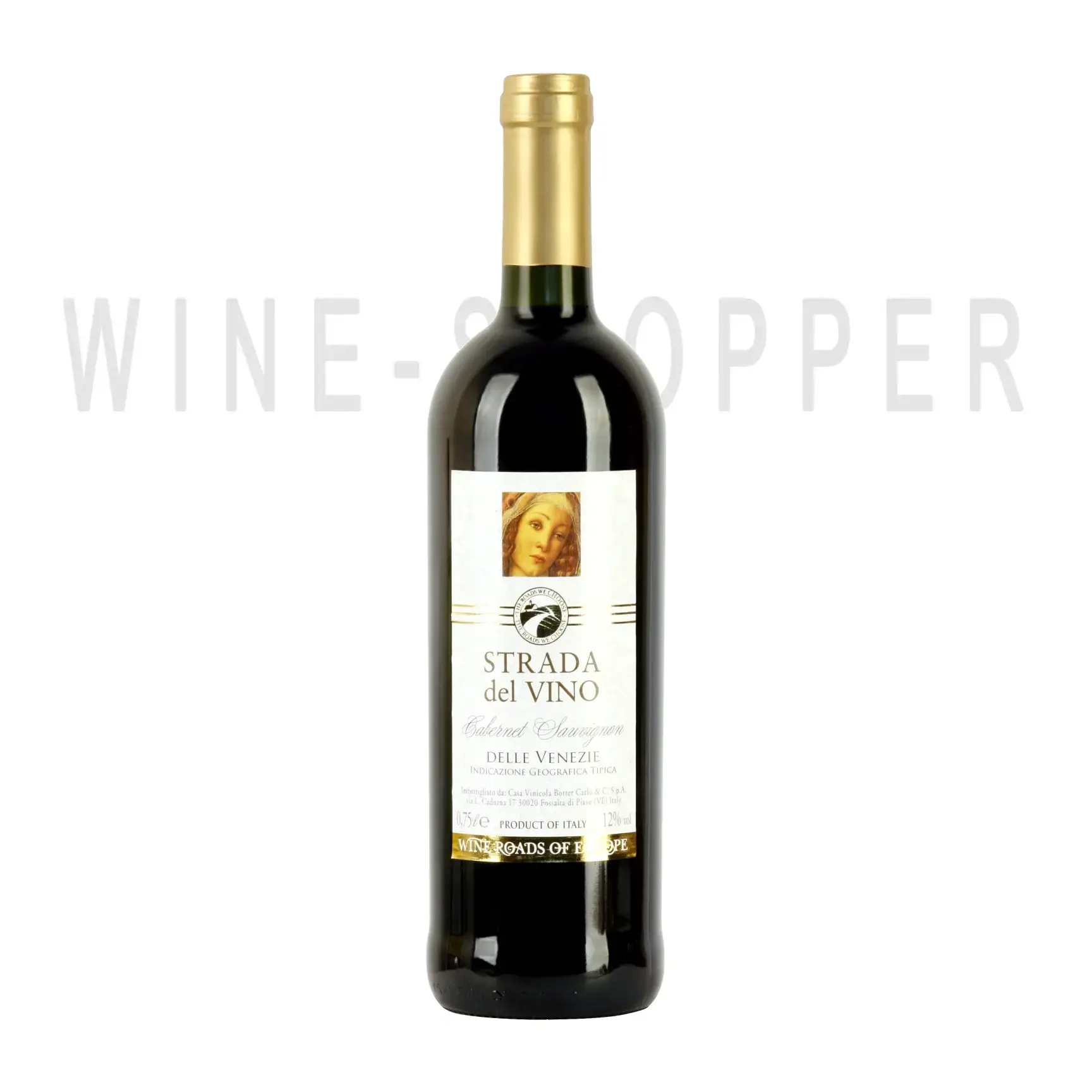 Вино Strada del Vino Cabernet Sauvignon delle Venezie 0.75 л