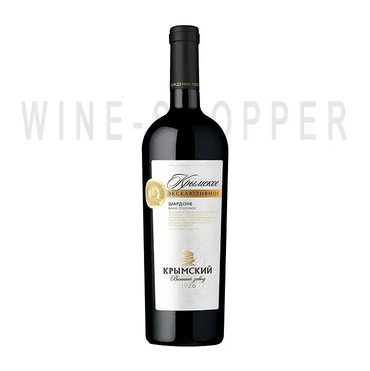 Вино Krymsky winery Krymskoe Exclusive Chardonnay 0.75 л