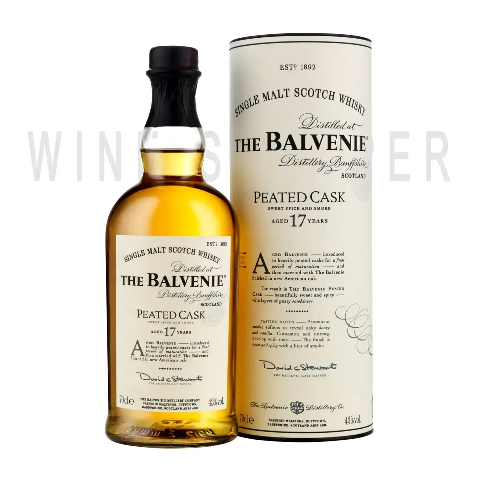 Виски Balvenie Peated Cask 17 years old 0.7 л