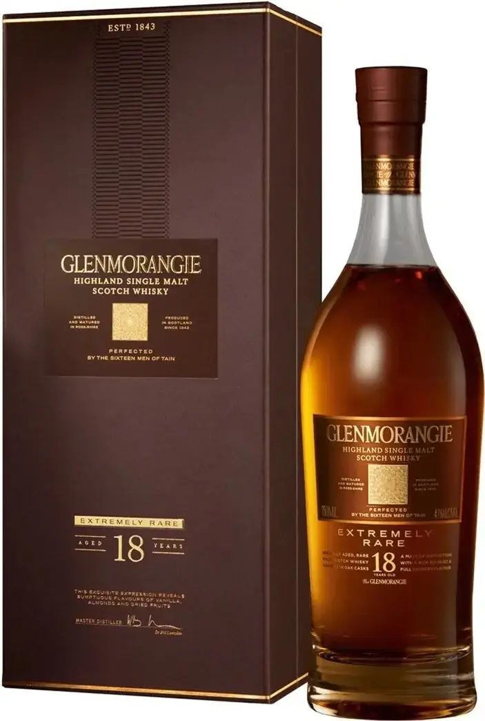 Виски Glenmorangie 18 YO in gift box 0.7 л