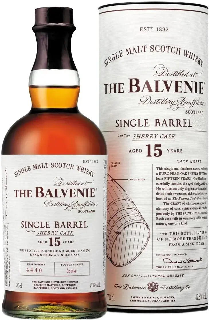 Виски Balvenie Single Barrel 15 years old 0.7 л
