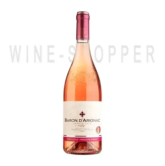 Вино Baron d'Arignac rose med sweet 0.75 л