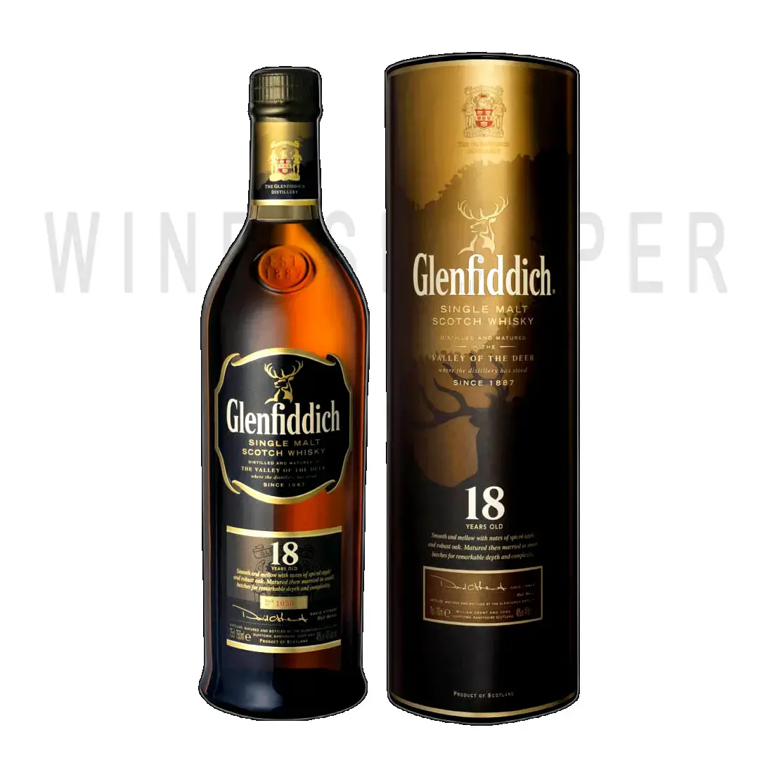 Виски Glenfiddich 18 years old 0.5 л