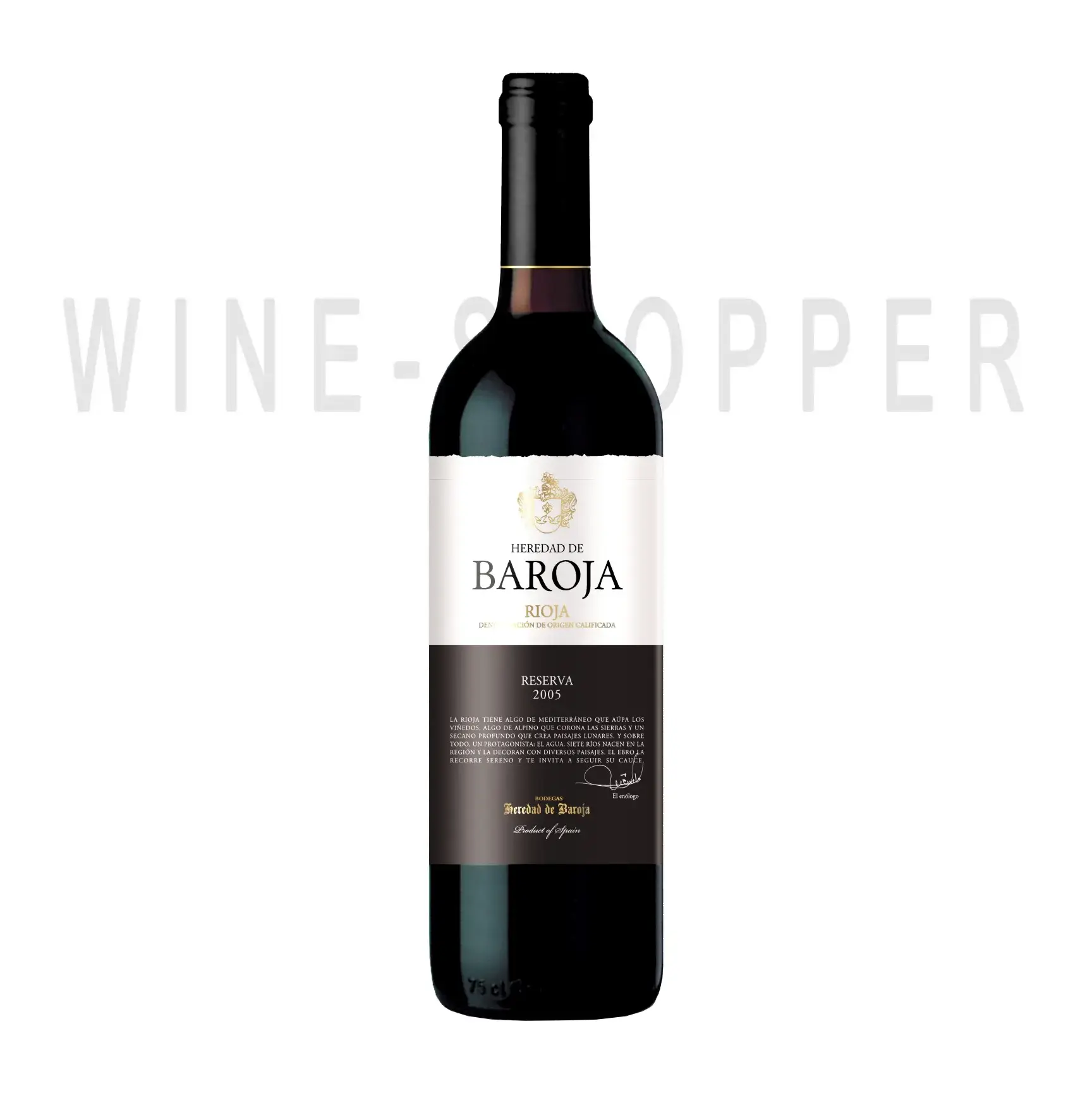 Вино Heredad de Baroja Reserva Rioja 2008 0.75 л