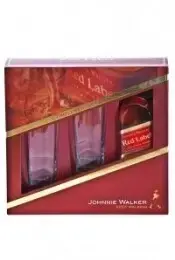 Виски Red Label with 2-glass box 0.7 л