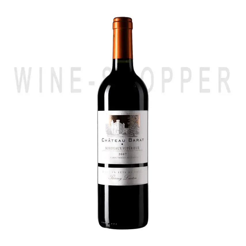 Вино Chateau Barat Bordeaux Superieur (eleve en fut de chene) 2016 0.75 л