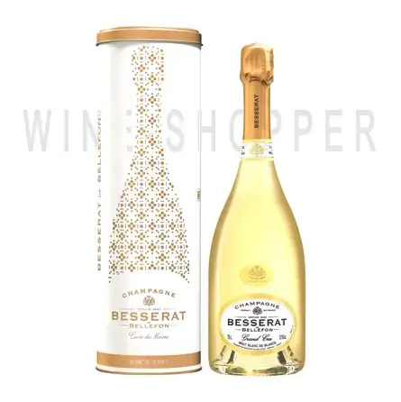 Шампанское Brut Blanc de Blanc Grand Cru Cuvee des Moines Besserat de Bellefon in tube 0.75 л