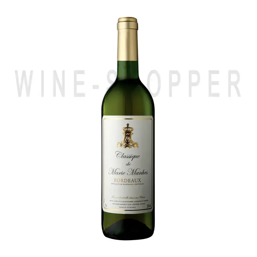 Вино Classique de Marie Manhes Bordeaux AOC "White" 0.75 л