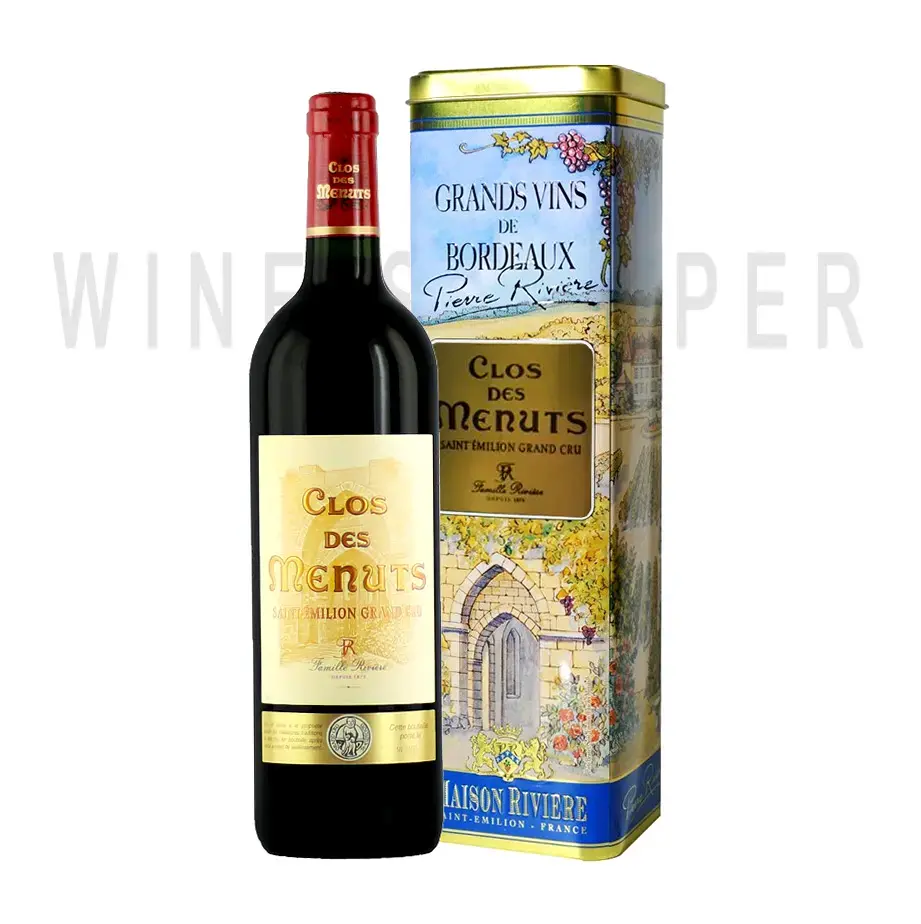Вино Clos de Menuts Saint-Emilion Grand Cru in tube 2002 0.75 л