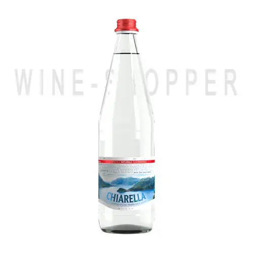 Минеральная вода Mineral still water Chiarella in white glass bottle 0.5 л