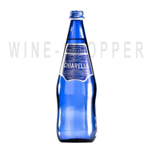 Минеральная вода Mineral still water Chiarella in blue glass bottle aerate 0.75 л
