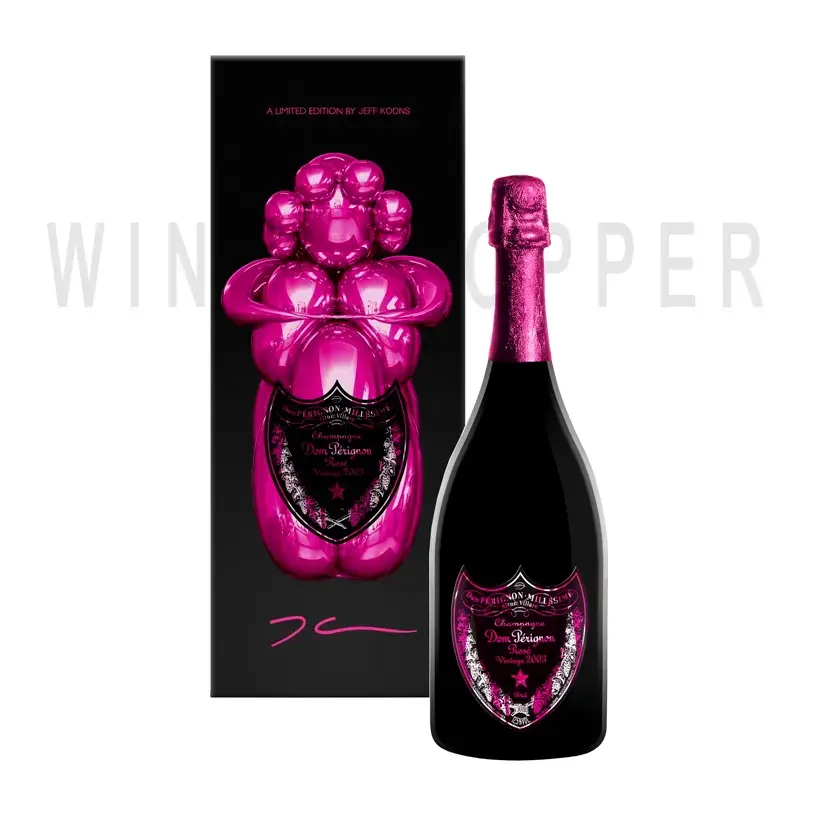 Шампанское Dom Perignon Rose Vintage Brut by Jeff Koons 2003 0.75 л