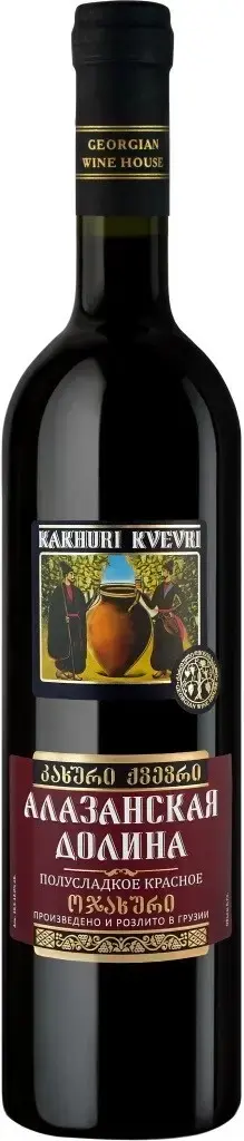 Вино Georgian Wine House Kakhuri Kvevri Alazani Valley Red, 0.7 л