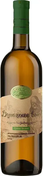Вино Georgian Wine House Old Georgia Domashnee White Dry, 0.7 л