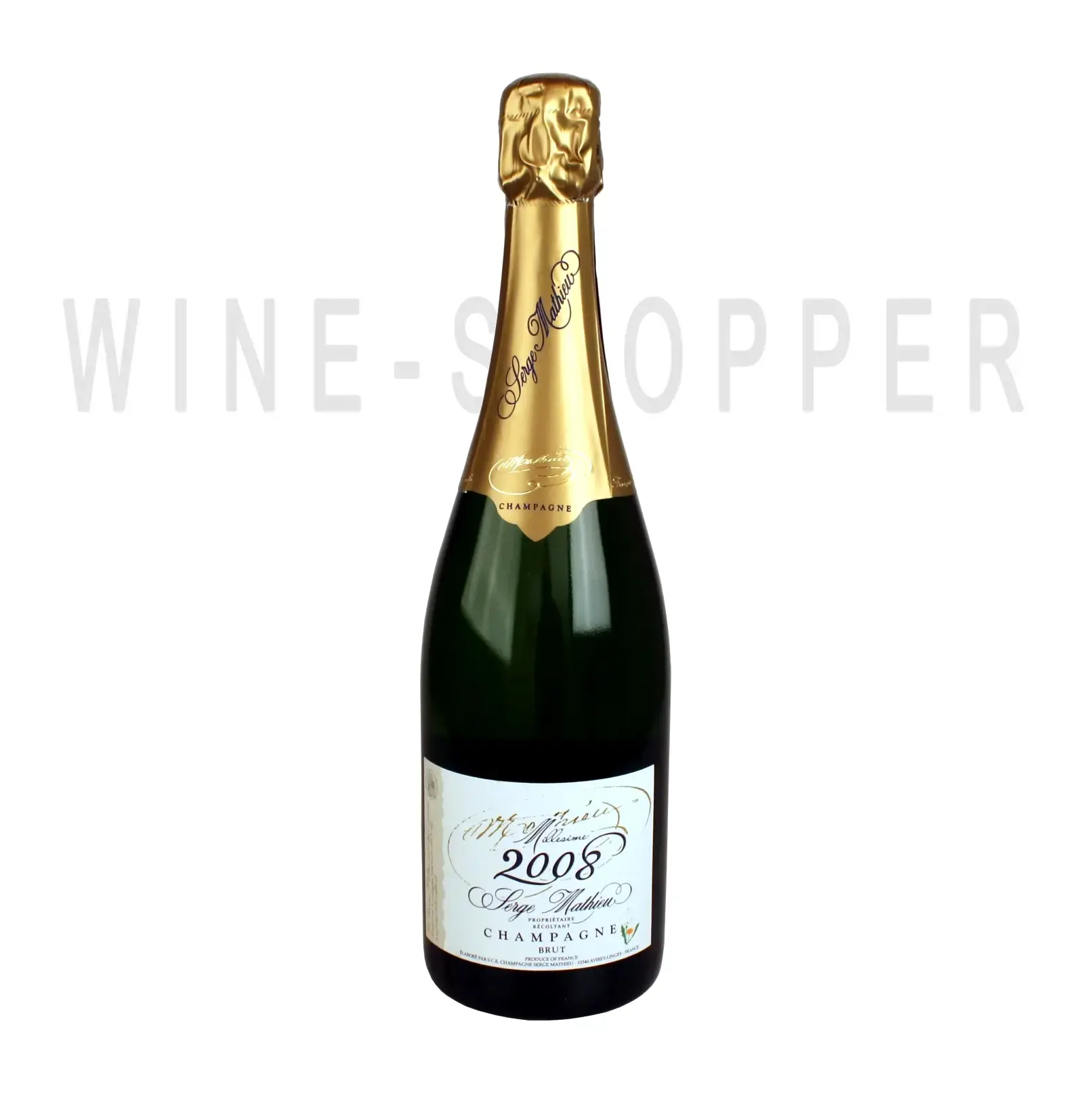 Шампанское Serge Mathieu Brut Millesime 2008 1.5 л