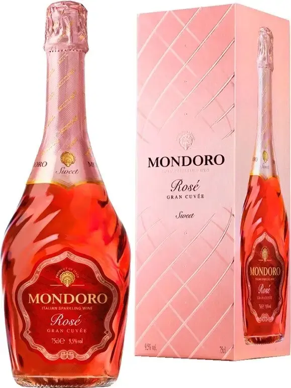 Игристое вино Mondoro Gran Cuvee Rose, gift box, 0.75 л