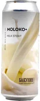 Пиво Bakunin Sweet Stout Moloko + ж/б 0.5 л