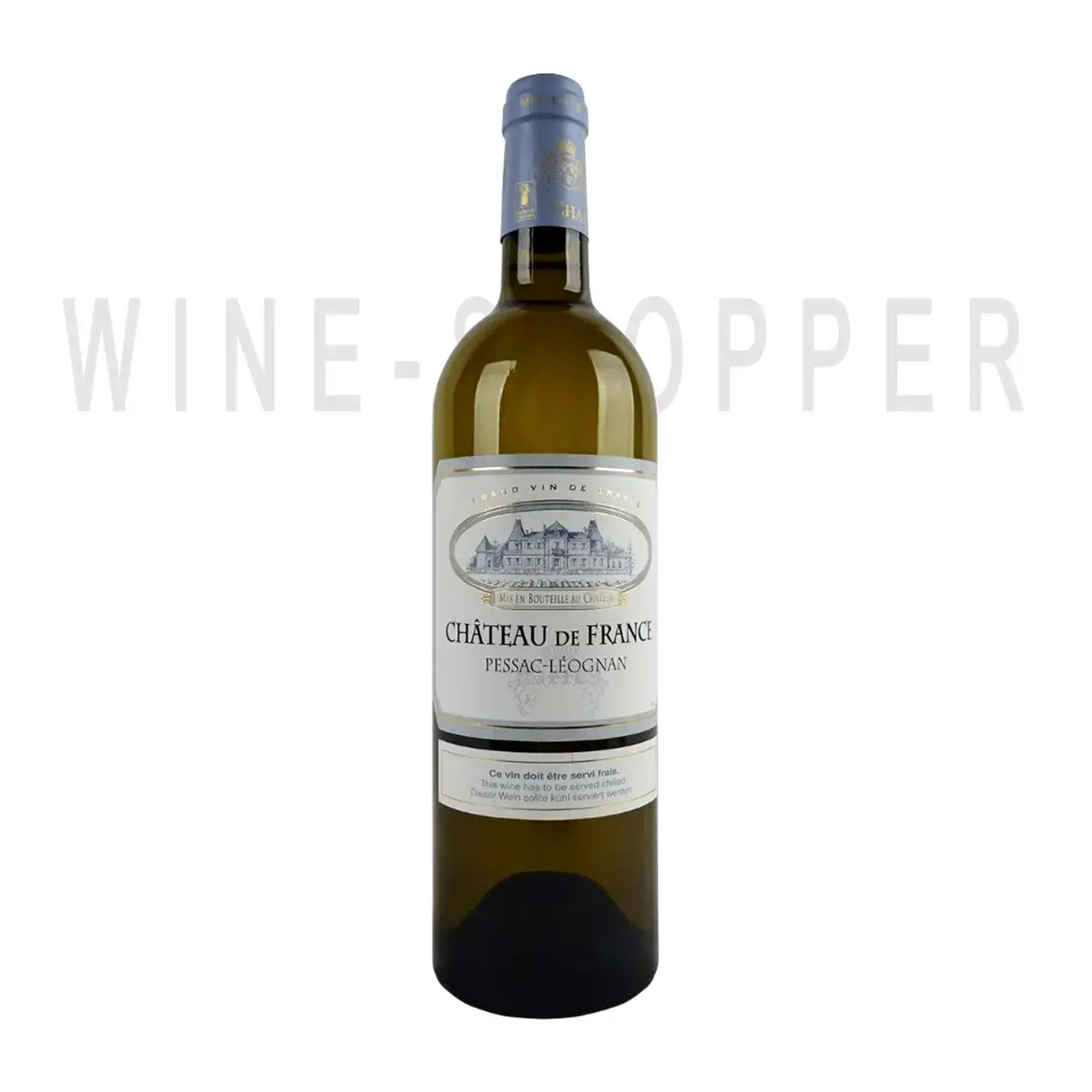 Вино Chateau de France Blanc AOC 2014 0.75 л