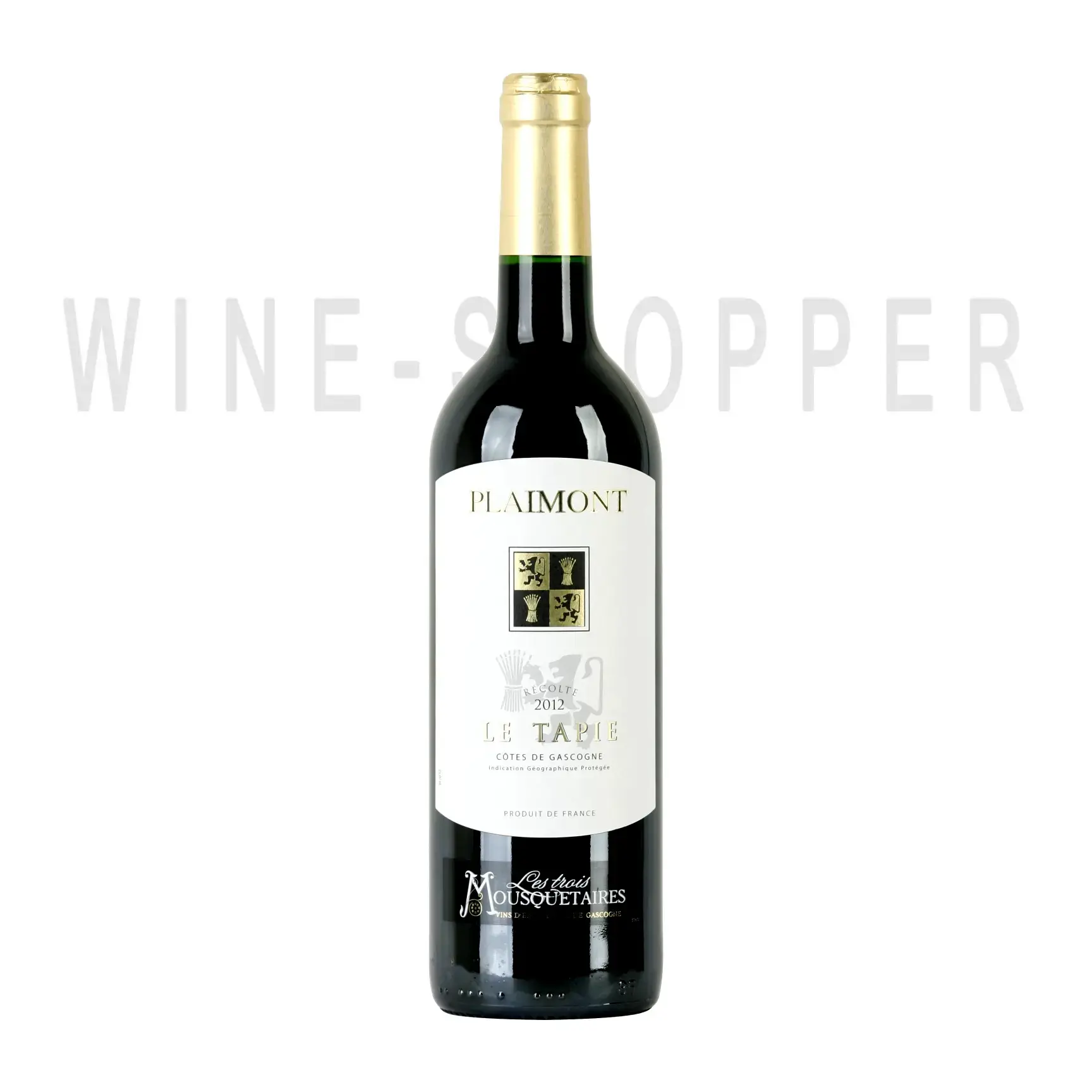 Вино Le Tapie Les Trois Mousquetaires 2012 0.75 л