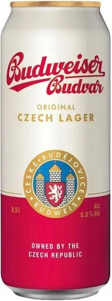 Пиво Budweiser Budvar Svetly Lezak aluminum can 0.5 л