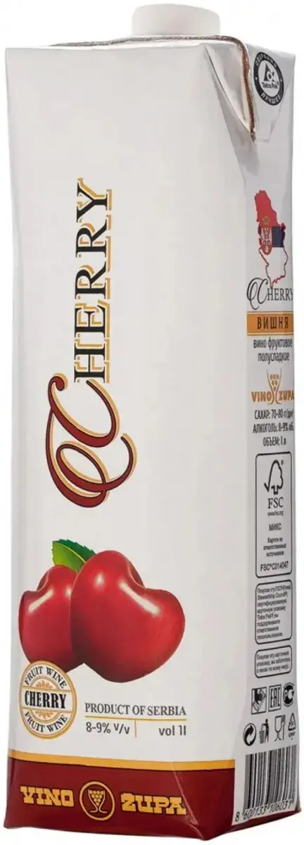 Вино Vino Zupa Cherry, 1 л