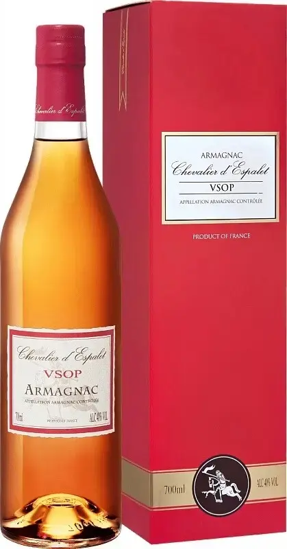Арманьяк Chevalier d'Espalet VSOP Armagnac AOC, gift box, 0.7 л