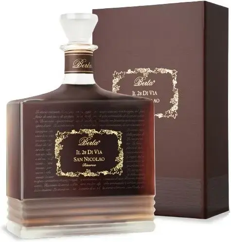 Граппа Il 28 di Via San Nicolao Riserva gift box 1.5 л