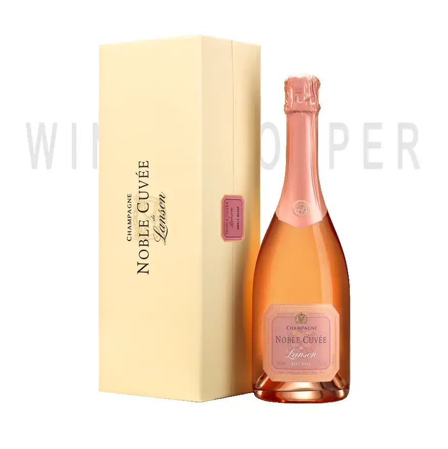 Шампанское Lanson Noble Cuvee Brut Rose gift box 0.75 л