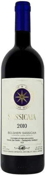 Вино Sassicaia, 2010, 0.75 л